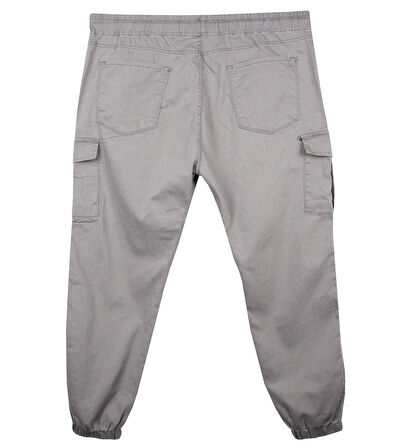 Erkek  Büyük Beden 100-156 Kilo Arası İçin Uygun Kargo Cepli Jogger Kot Pantolon