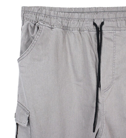 Erkek  Büyük Beden 100-156 Kilo Arası İçin Uygun Kargo Cepli Jogger Kot Pantolon