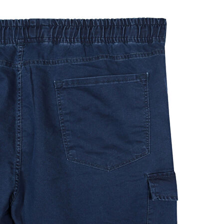 Erkek  Büyük Beden 100-156 Kilo Arası İçin Uygun Kargo Cepli Jogger Kot Pantolon