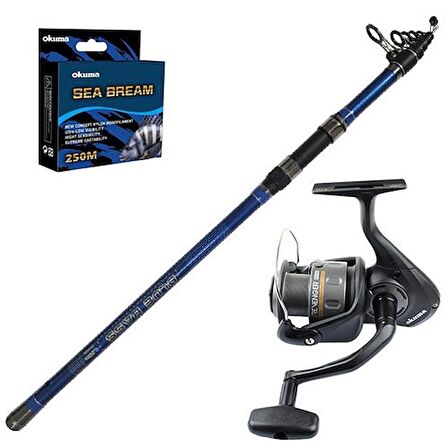 Okuma Revenger 65 - Kendo Blue Bass 420cm Surf Olta Seti