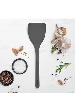 Greenpan Silikon Lasanya Spatula Gri | Platinum Silicone | BPA İçermez | 200°C Isıya Dayanıklı