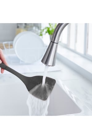 Greenpan Silikon Lasanya Spatula Gri | Platinum Silicone | BPA İçermez | 200°C Isıya Dayanıklı