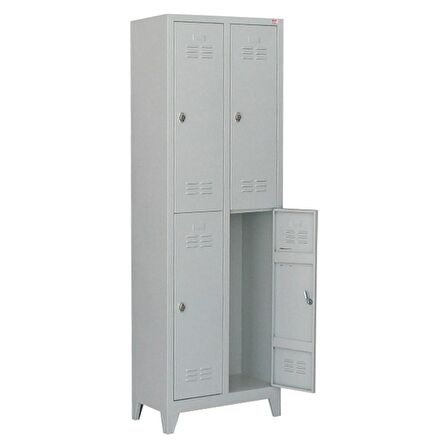 Rafburada Ofis Ekonomik 4'Lü Soyunma Dolabı