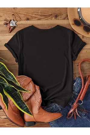 Unisex Karışık Kalpler Baskılı Tasarım Tshirt