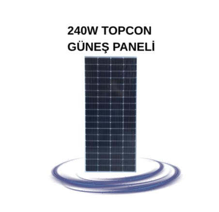 SOLERON 240W TOPCON GÜNEŞ PANELİ