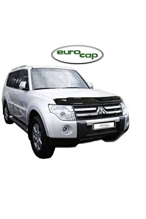 Mitsubishi Pajero Ön Kaput Koruma Rüzgarlığı 3mm Akrilik Parlak Siyah Deflektör 2007-2019