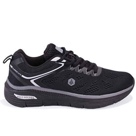 Hammer Jack 10123380 Polina Siyah Ortopedik Günlük Erkek Spor Ayakkabı