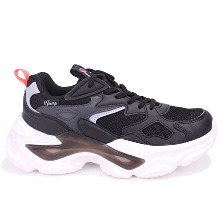 Jump 29891 Siyah Ortopedik Ortopedik Günlük Kadın Spor Ayakkabı