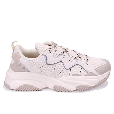 Jump 30867 Bej Ortopedik Ortopedik Günlük Kadın Spor Ayakkabı