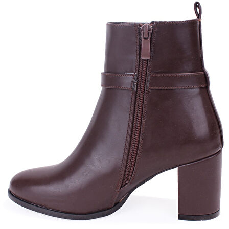 Dagoster DZA07-7251759 Kahve Klasik Topuklu Kadın Bot