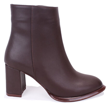 Dagoster DZA07-811501 Kahve Klasik Topuklu Kadın Bot