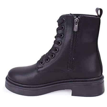 Dagoster DZA07-127582 Siyah Günlük Düz Topuk Kadın Bot