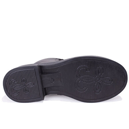 Dagoster DZA07-127582 Siyah Günlük Düz Topuk Kadın Bot