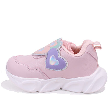 Vicco Lovely 346P25K234 Pudra Ortopedik Işıklı Kız Çocuk Spor Ayakkabı