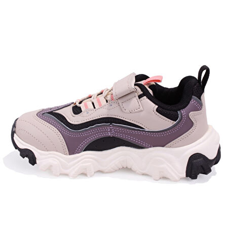 Vicco Pote 346F25K244 Bej Ortopedik Günlük Kız Çocuk Spor Ayakkabı