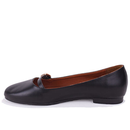 Dagoster DZA07-108526454 Siyah Günlük Babet Kadın Ayakkabı