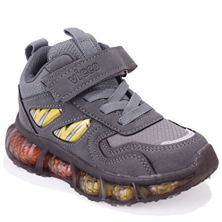 Vicco Willow 946P23K380 Füme Ortopedik Günlük Işıklı Erkek Çocuk Spor Bot