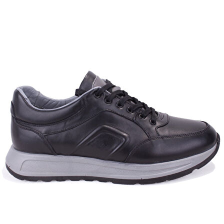 Dagoster DMA08-1992 Siyah Ortopedik Günlük Erkek Deri Ayakkabı