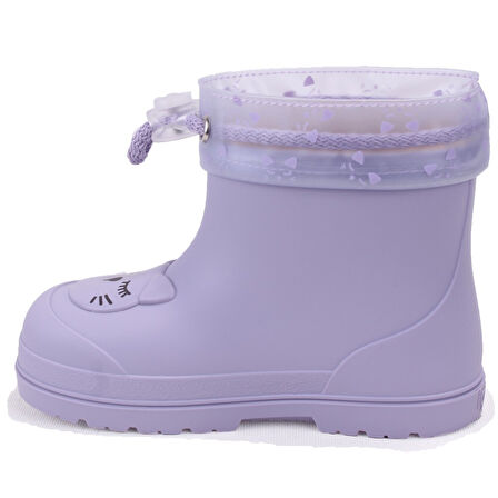 İgor CC334 Mendi Gato Leylak Kürklü Günlük Kız Çocuk Yağmur Çizme