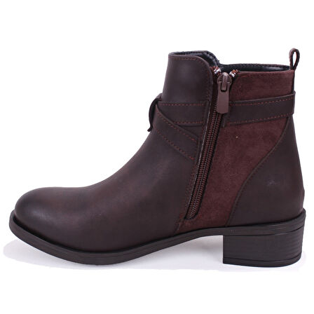 Dagoster DZA07-6822163 Kahve Günlük Düz Topuk Kadın Bot