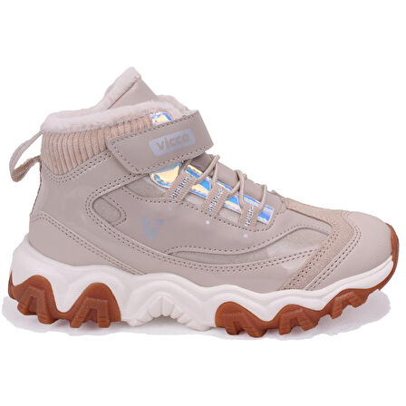 Vicco Radus 946F25K423 Bej Ortopedik Günlük Kız Çocuk Spor Bot