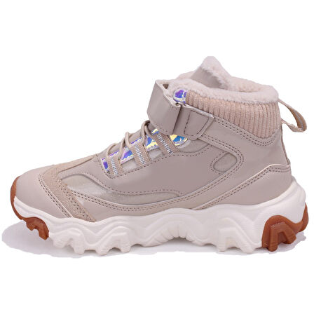 Vicco Radus 946F25K423 Bej Ortopedik Günlük Kız Çocuk Spor Bot