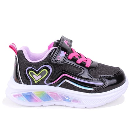 Marco Kids 03-26Y313 Siyah Ortopedik Günlük Işıklı Kız Çocuk Spor Ayakkabı