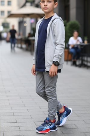 Marco Kids 03-26Y303 Lacivert Ortopedik Günlük Işıklı Erkek Çocuk Spor Ayakkabı