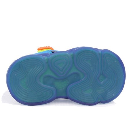 Vicco Live 332B525Y217 Mavi Ortopedik Günlük Işıklı Erkek Çocuk Spor Sandalet