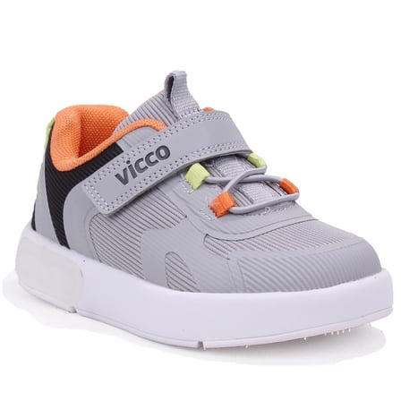 Vicco Babil 346B26Y130 Gri Ortopedik Günlük Işıklı Erkek Çocuk Spor Ayakkabı
