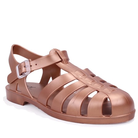 Igor S10346 Bıarrıtz Mate Metal Bronz Ortopedik Günlük Kadın Sandalet