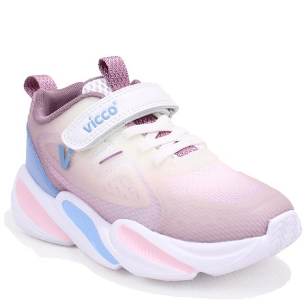 Vicco Samur 346F25Y198 Pudra Ortopedik Günlük  Kız Çocuk Spor Ayakkabı