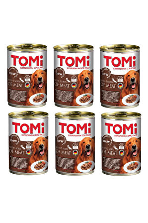 Tomi Karışık Etli Gravy Soslu Köpek Konservesi 400 Gr. X 6 Adet