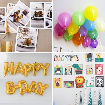 Sticker Damla Model Çift Taraflı Yapışkan Balon Yapıştırıcısı (5673)