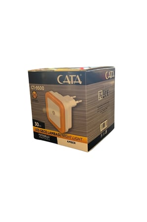 Ct-9500 Sensörlü Gece Lambası Amber Led Spot