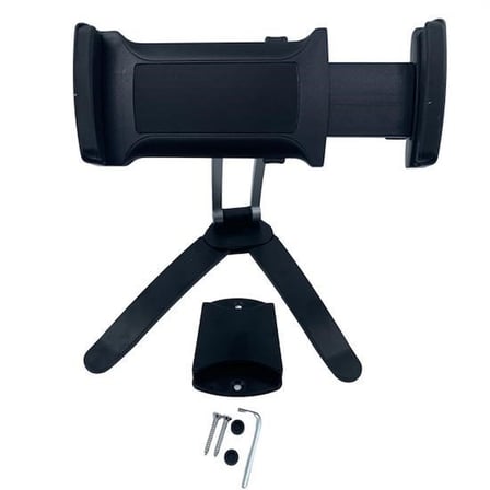 360 Derece Dönebilen Mutfak Masaüstü Telefon Tablet Tutucu Ayarlanabilir Esnek Ayaklı Metal Gövdeli 