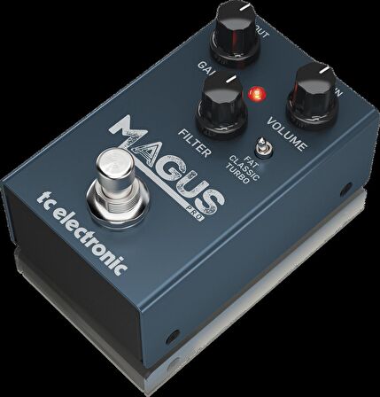 Tc Electronic MAGUS PRO Fat Mids, Tiz Filtre Kontrolü ve 3 Kırpma Modu ile Klasik Yüksek Kazançlı Distorsiyon Pedalı