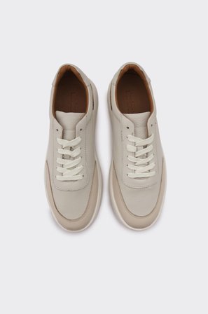 Hakiki Deri Bağcıklı Erkek Sneaker