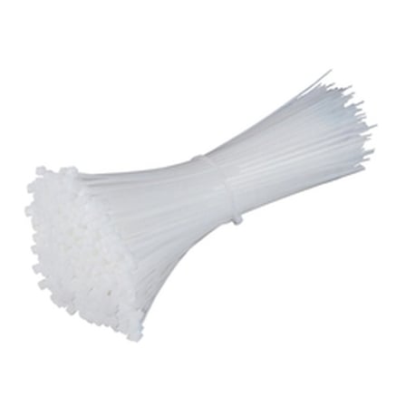 PLASTİK ÇIRT KELEPÇE 100 PARÇA BEYAZ 2.5X100MM (5673)