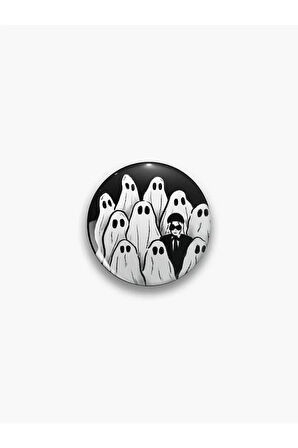 Ghosts Hayaletler Temalı Y2K Dark Rozet CaminhoRozet