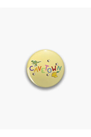 CaveTown Yazılı Sarı Rozet CaminhoRozet