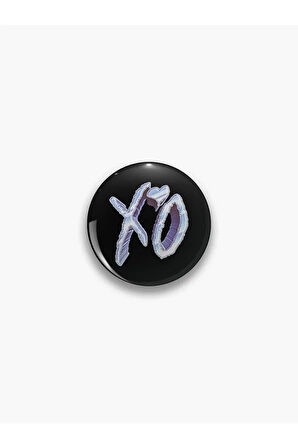 XO The Host The Weeknd Chrome Yazılı Rozet CaminhoRozet