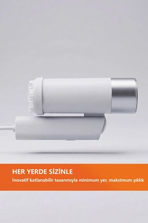 2'si 1 Arada Katlanabilir Güçlü Buharlı Dikey Taşınabilir Portatif El Tipi Kırışıklık Giderici SL-006