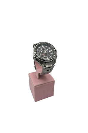 Yerli Üretim Süet Kumaş Pembe Renk 13 Cm Kelepçe Saat Sergileme Standı