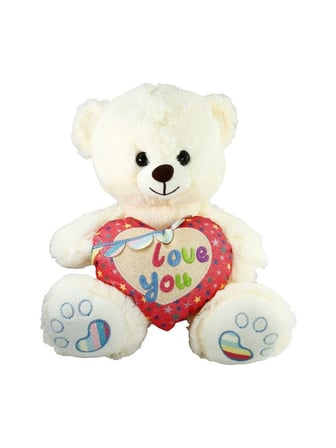 Vardem Oyuncak PJH2324  Peluş Kalpli Ayı Love You 30 cm -Vardem