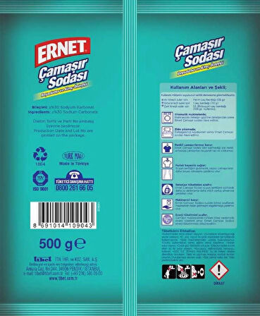 Ernet Çamaşır Sodası 500 gr