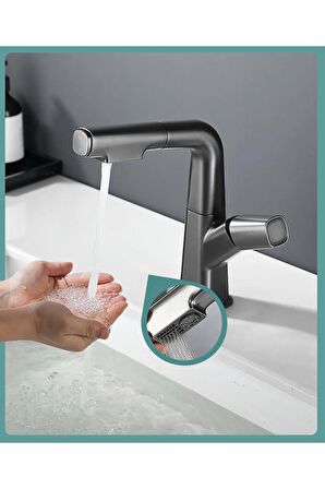 Mutfak Evye Banyo Lavabo Bataryası Asansörlü Yeni Sistem Antrasit Gri Fiskiyeli 5 Yıl Garantili