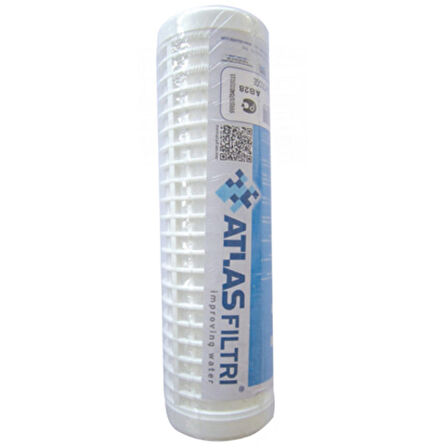 Atlas 3/4" 10 İnch Tekli Filtre Kabı Ve Yıkanabilir Filtre Atlas
