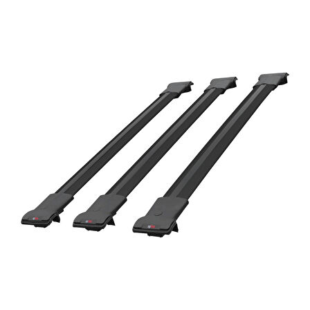 Toyota Avensis SW 2003-2009 Arası ile Uyumlu FLY Model Ara Atkı Tavan Barı Siyah 3 Adet