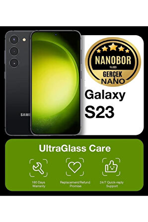 Samsung S23 Nano Ekran Koruyucu Kırılmaz Cam - Extra Şeffaf - Extra İnce